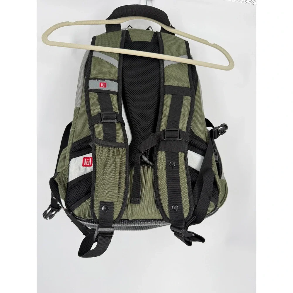 F21 Ful Laptop Backpack Olive Green 17